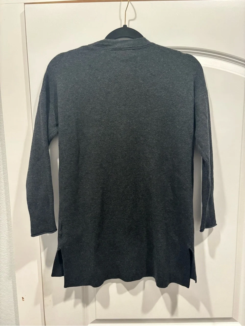 Madewell Charcoal Black Button-Front Women's Cardigan